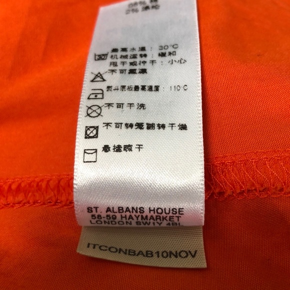Burberry London Men's Orange Swim Trunks - Size L - COA - Picture 12 of 15